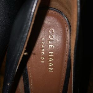 Cole Haan black leather shoes